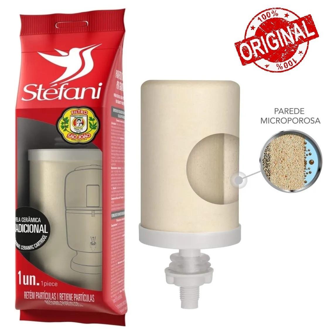 Miniatura Kit 3 Velas Refis Filtro Barro Stéfani São João Tradicional