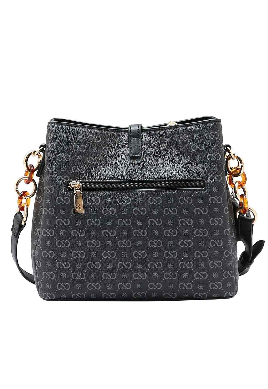 Miniatura Bolsa Transversal Feminina Chenson 3485082 Monograma