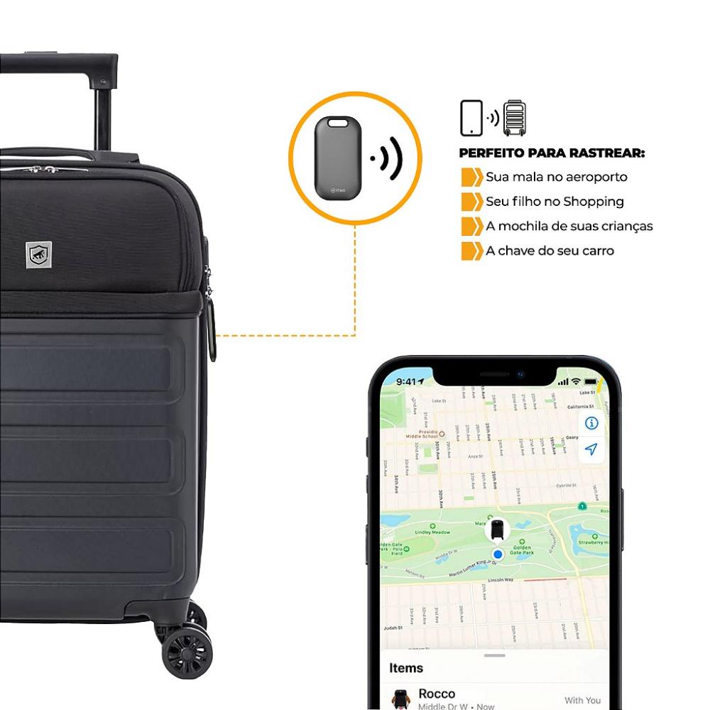 Itag - localizador Rastreador - função Airtag Buscar Apple - Chaveiro - Gshield