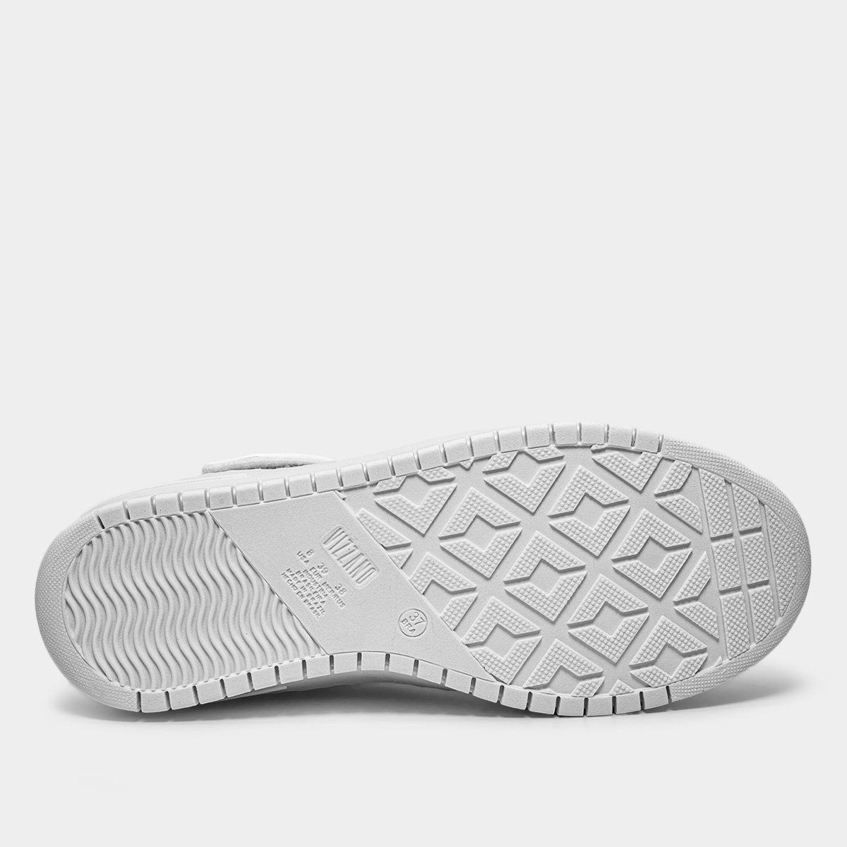 Miniatura Tênis Vizzano Cano Médio Feminino Branco - 36