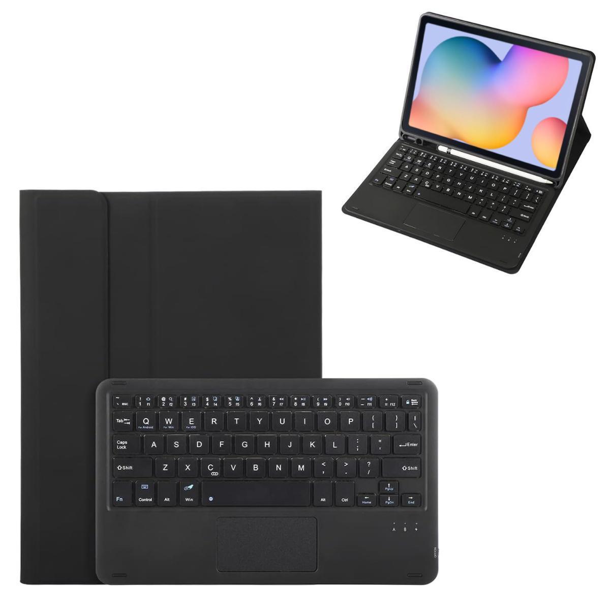 Miniatura Capa Tablet Samsung S6 Lite P619 Com Teclado Preto