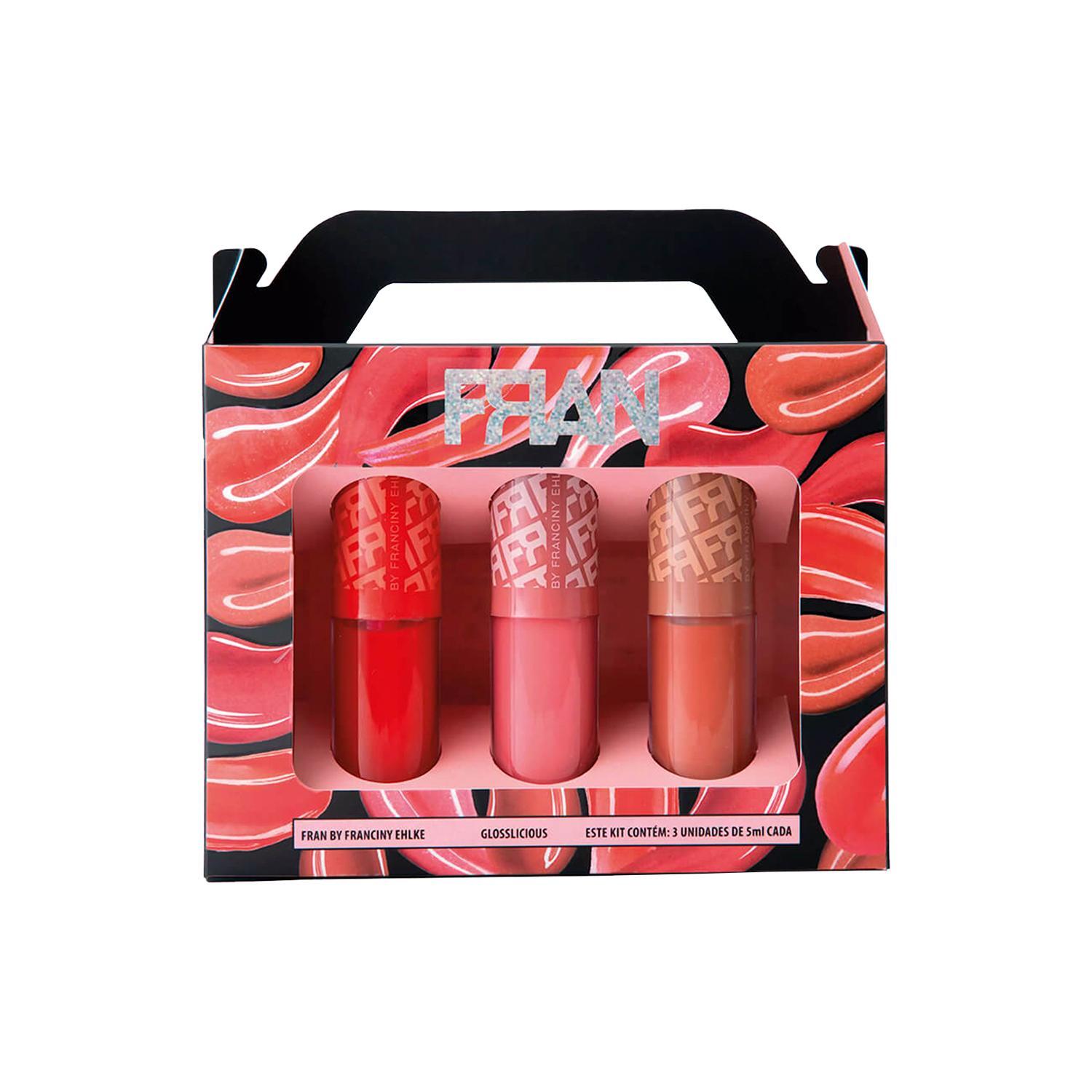 Kit Gloss Fran Glosslicious + Lipchilli Franciny Ehlke