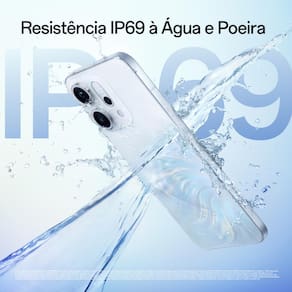 Smartphone OPPO Reno 14 5G Tela 6,59" 512GB Câmera Tripla 50MP Branco
