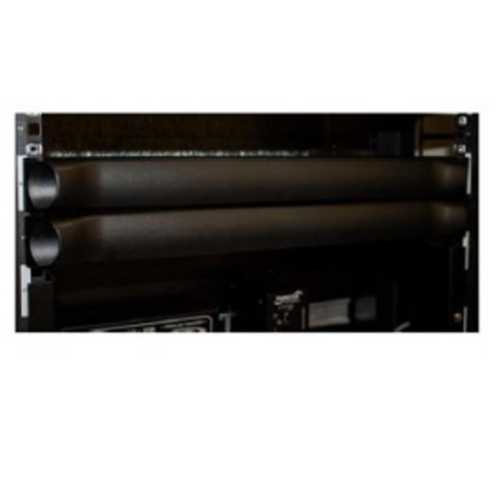 Miniatura Painel Cego 1U Em Abs - Preto
