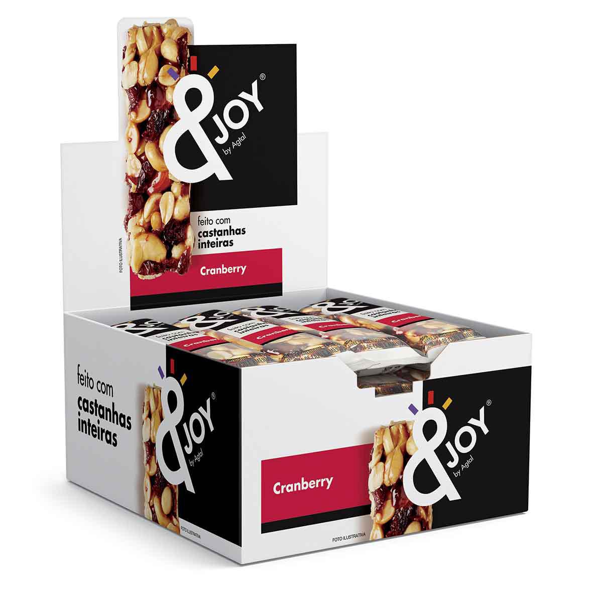 Miniatura Barra &Joy Nuts Cramberry 30G Display Com 12 X 30G Kit - Barra &Joy Nuts Cramberry 30g. - 12