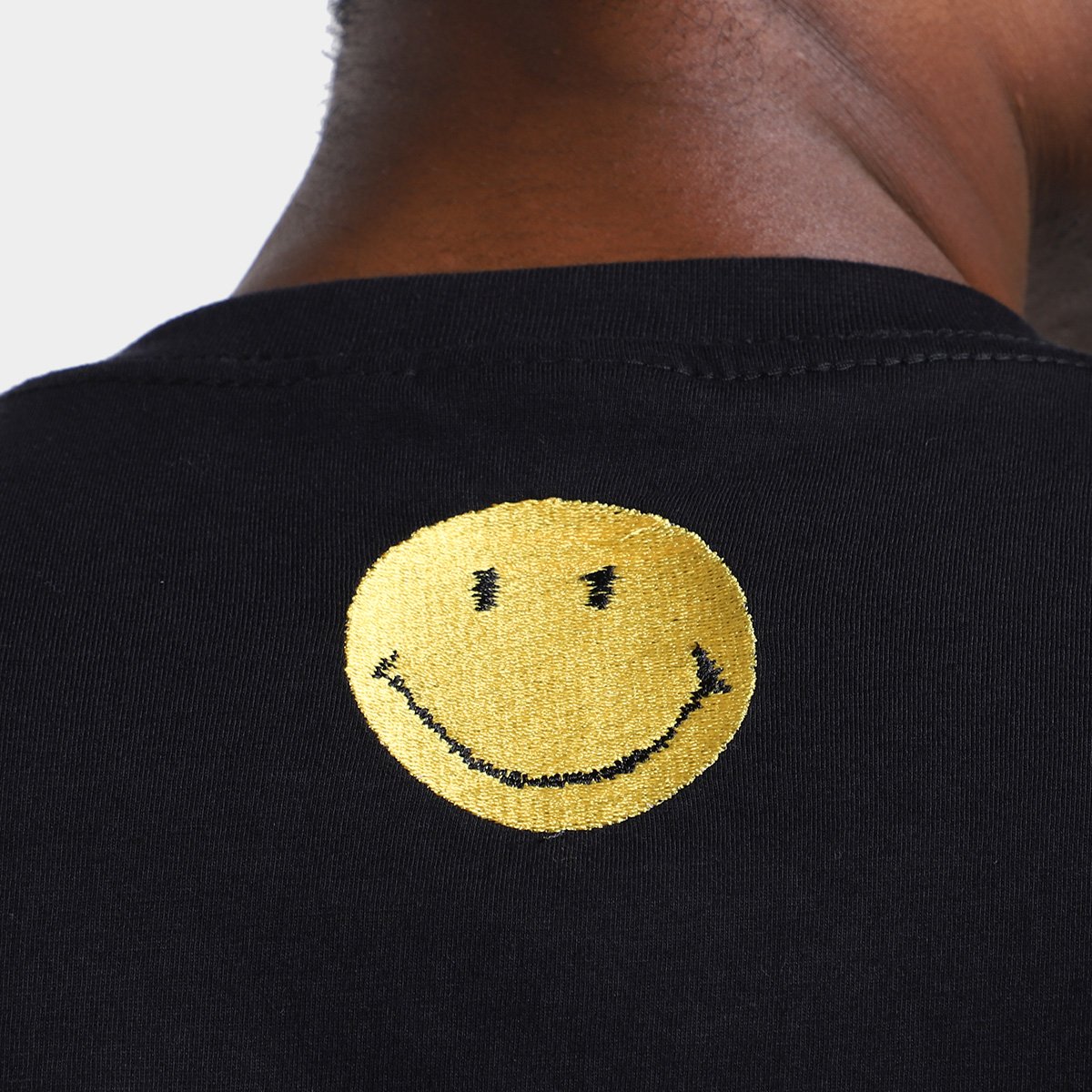 Miniatura Camiseta Baw Baw X Smiley Masculina Preto - P