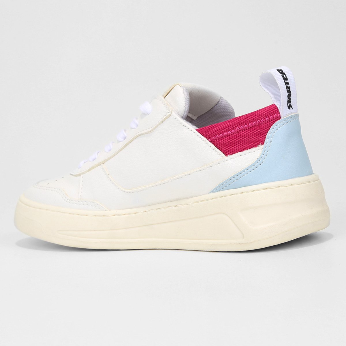 Miniatura Tênis Starter Cano Baixo Feminino Azul Piscina+Branco - 34