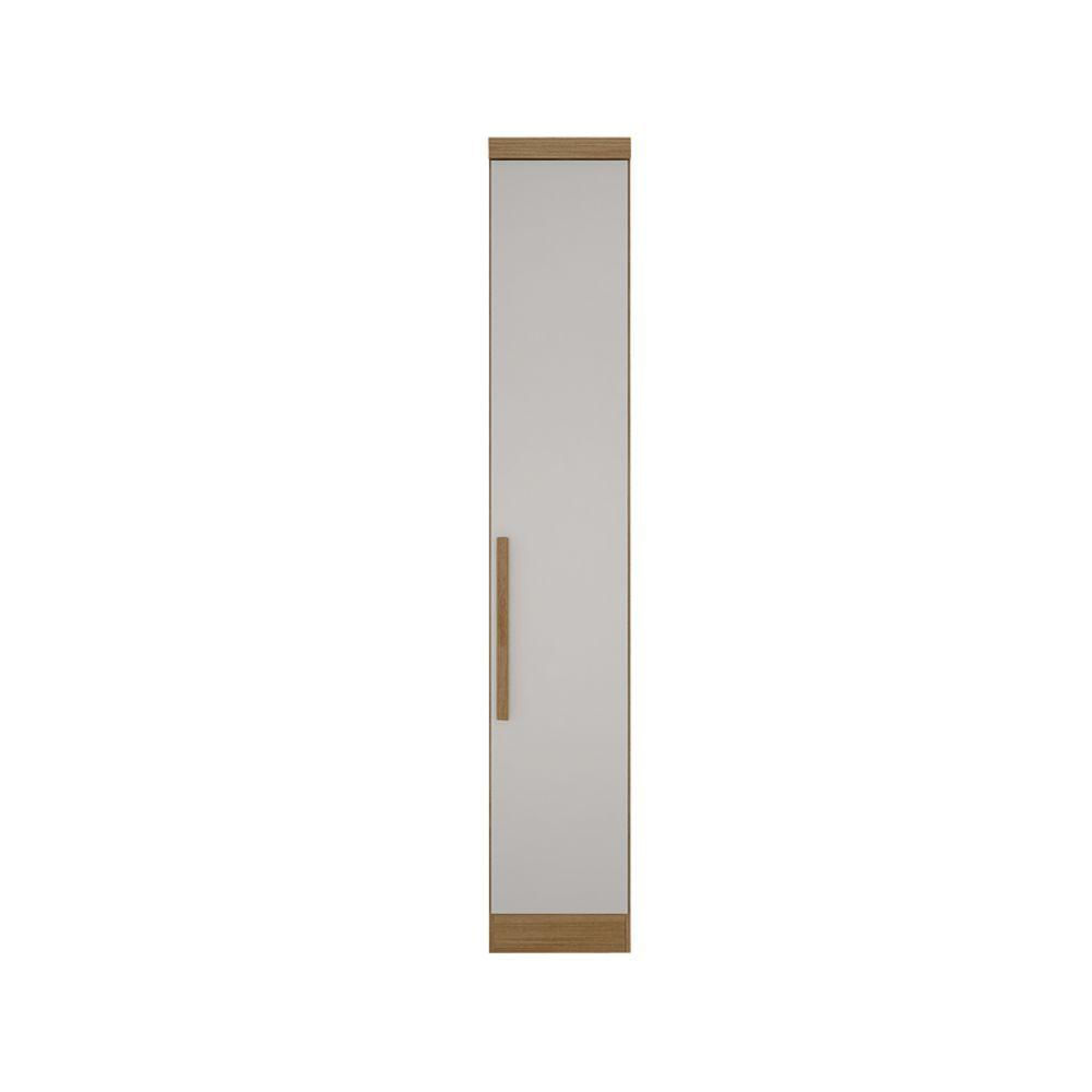 Miniatura Modulado 1 Porta 100% Mdf - Rizon-cumaru Off White - Móveis Novo Horizonte