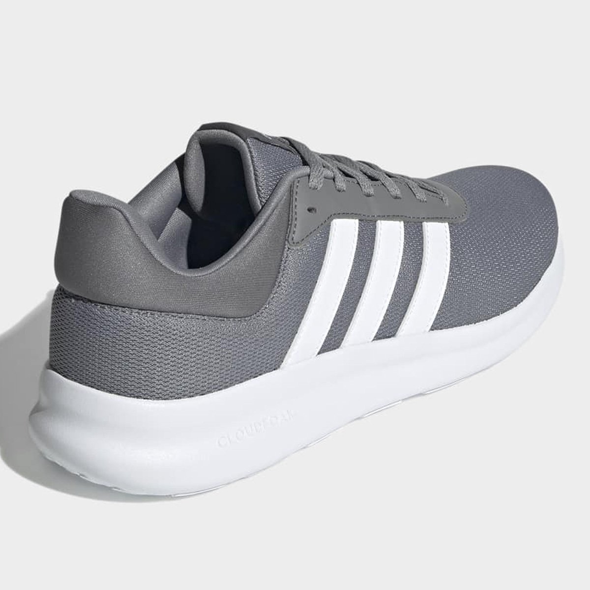 Miniatura Tênis Adidas Lite Racer Masculino Cinza+Branco - 44
