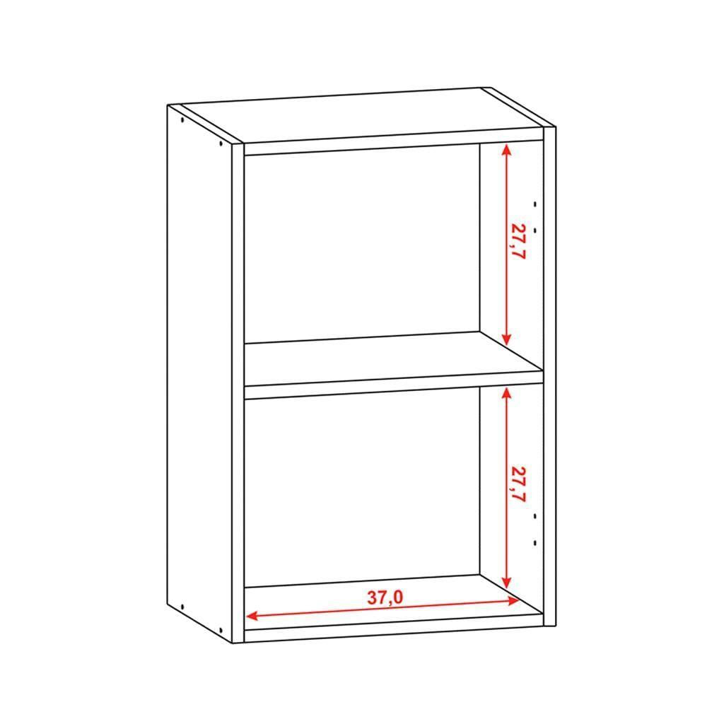 Miniatura Armario Aereo 1 Porta 40cm 762am Freijo Gris