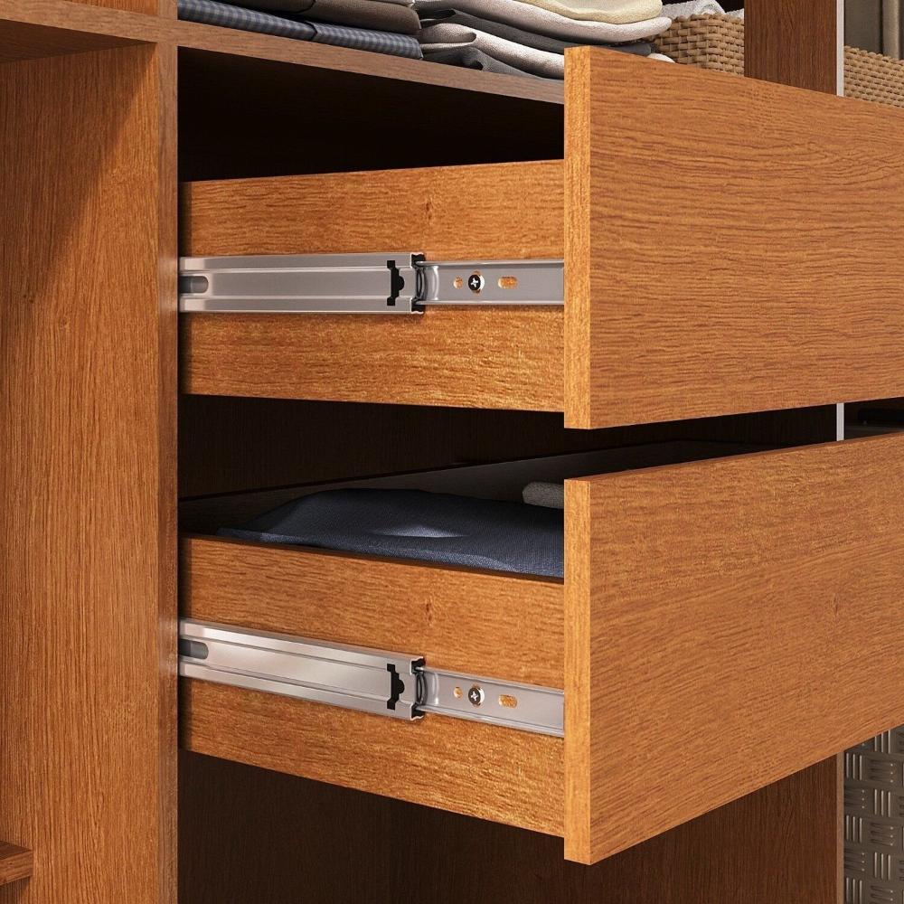 Guarda-roupa Casal com Espelho Apolo Freijó/Off White