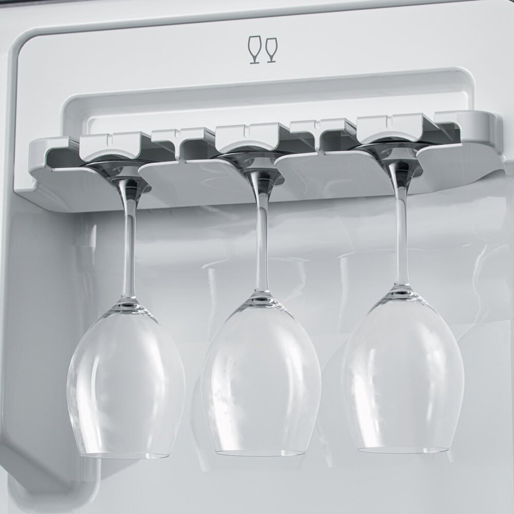 Miniatura Geladeira Frost Free Inverse 2 Portas 588 Litros BRE85AK Brastemp Inox - 110V