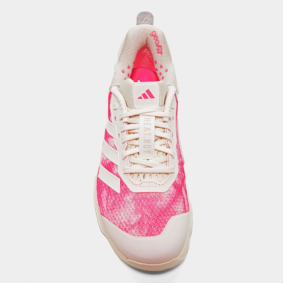 Miniatura Tênis Adidas Dropset 3 Feminino Branco+Rosa - 34
