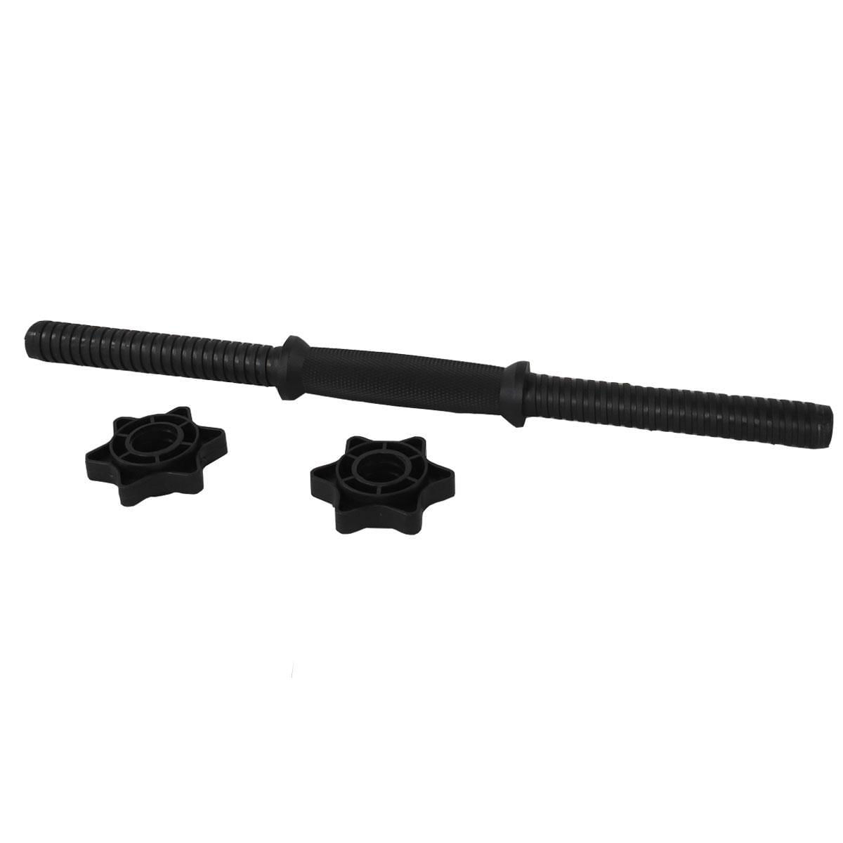 Miniatura Halter Dumbbel Com Rosca E Presilha 45cm Kit 2 Unidades