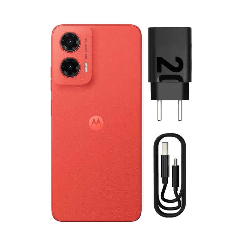 Miniatura Smartphone Motorola Moto G35 5G 256GB - Coral, 12GB RAM Boost, Câmera 50 MP + Selfie 16MP e Tela 6,7", Android 14