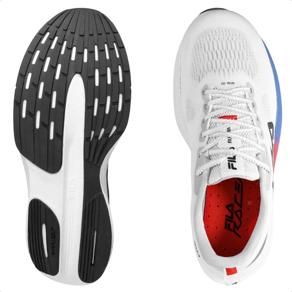 Tênis Fila Racer Fastpace Masculino Branco / Prata - 38