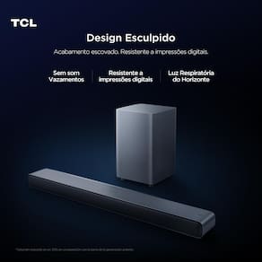 Miniatura Soundbar TCL S55H 220W Bluetooth Canais 2.1 Bivolt