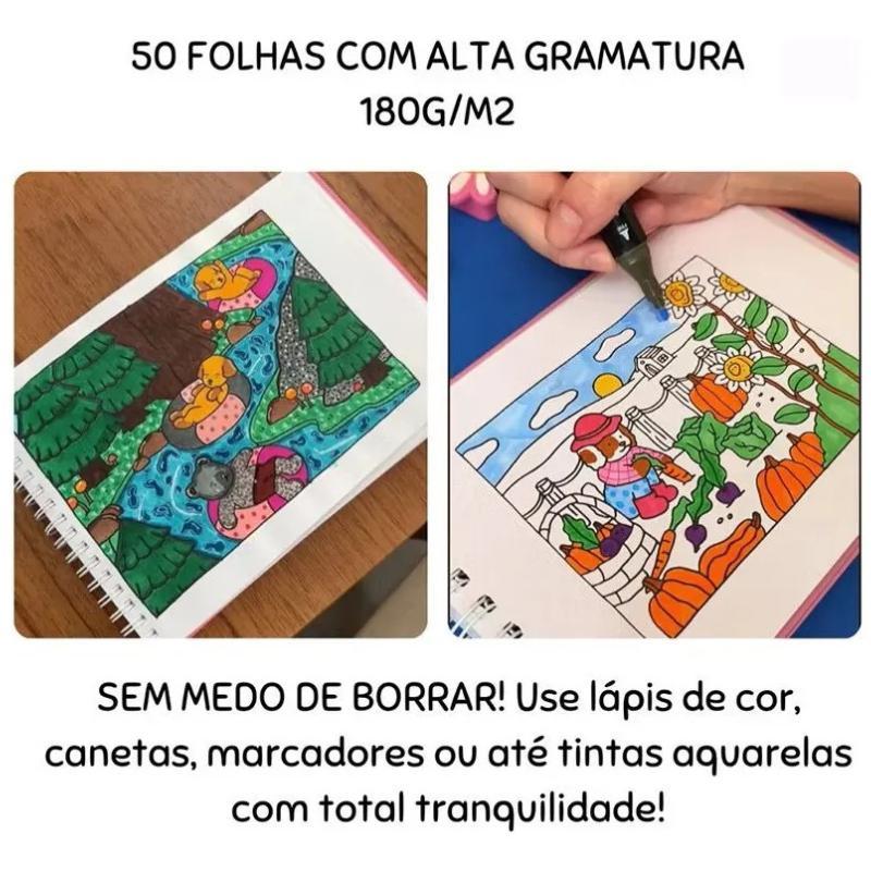 Livro De Colorir Bobbie Goods 50 Páginas Bob Gods Capa Dura
