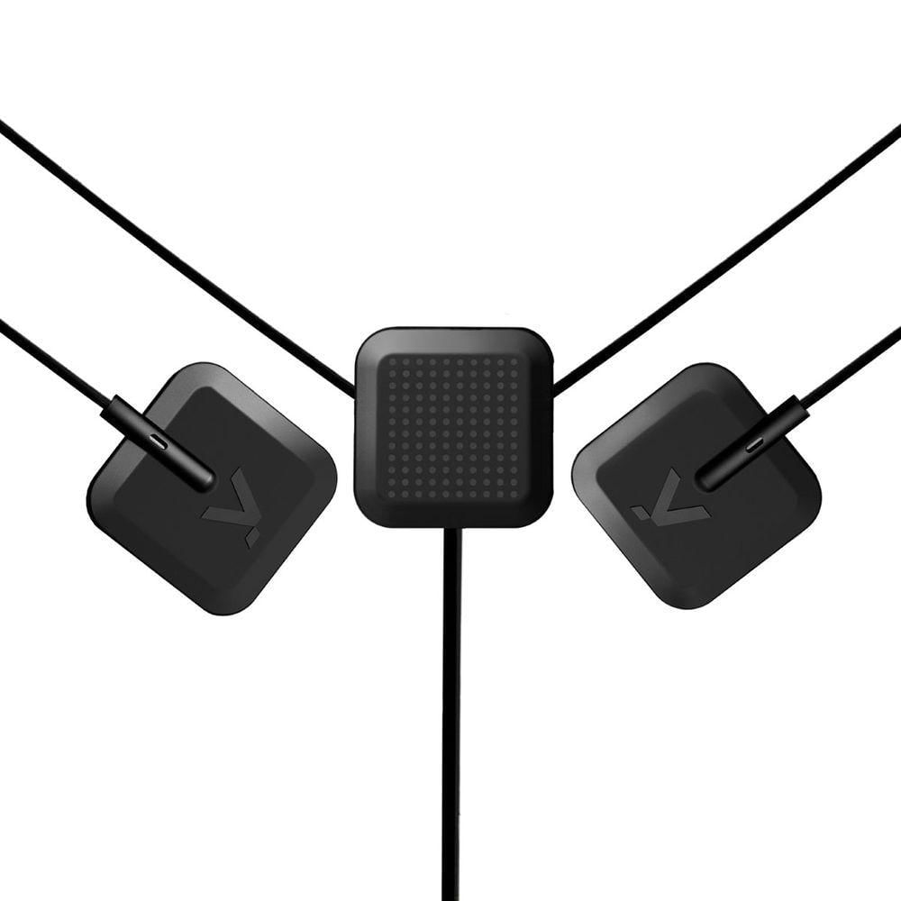 Miniatura Antena Interna Y Digital Hdtv 4 Em 1 Vhf-uhf-fm-hdtv Uso Interno Com Cabo 2,5 Metros Dtv-300