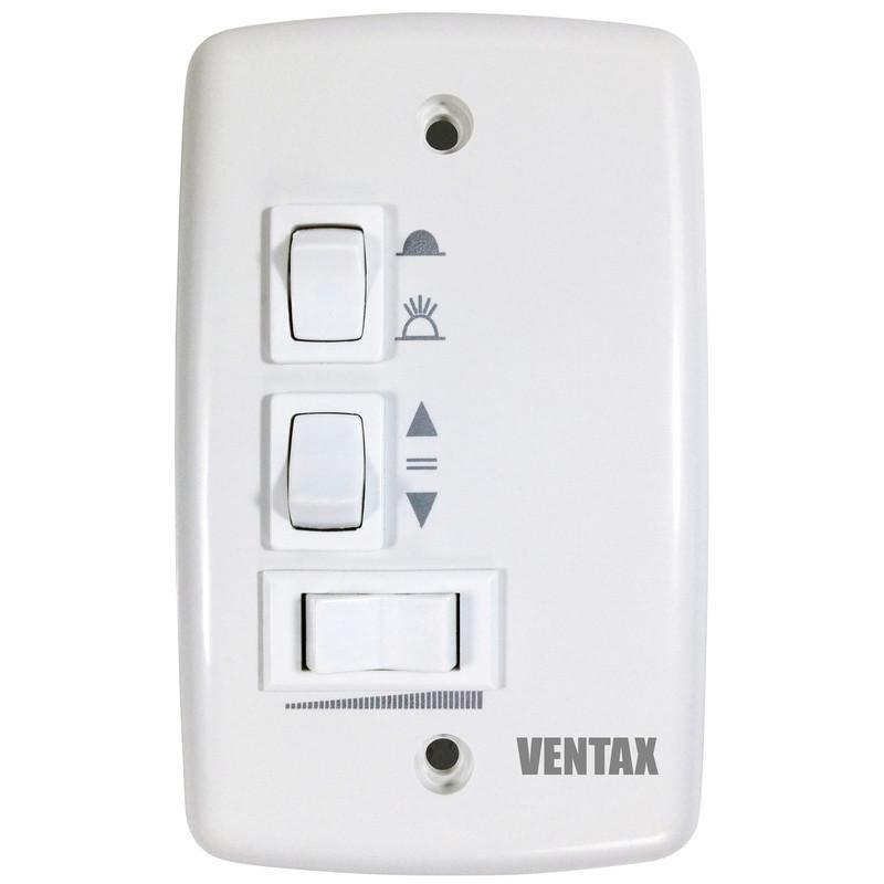 Ventilador Teto Marrom 4 Pás Palha Ventax 220V Com Controle