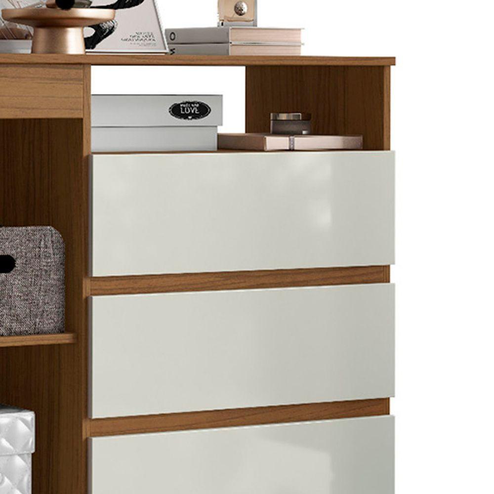 Miniatura Cômoda Quarto Com 1 Porta Sapateira 97cm Tayna A09 - D'rossi Atacama E Off White