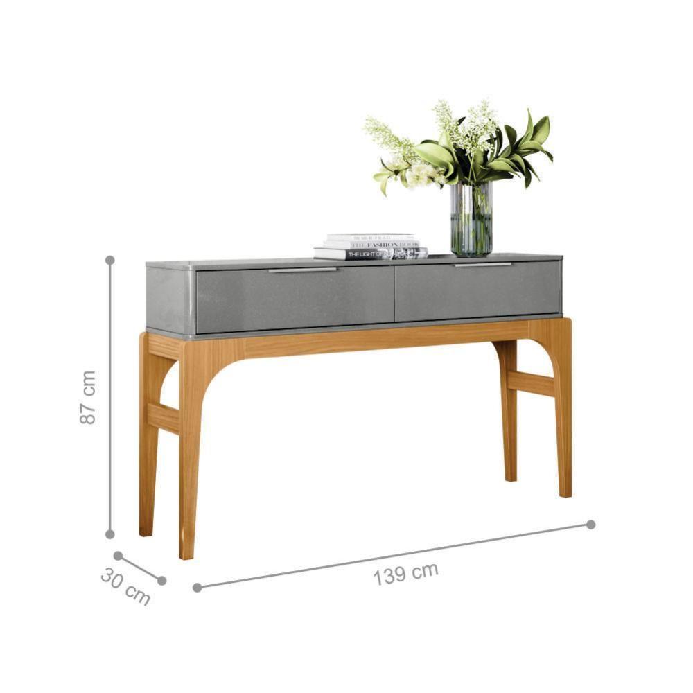 Miniatura Bancada 2 Portas Leu Cinza Perolizado Tauari
