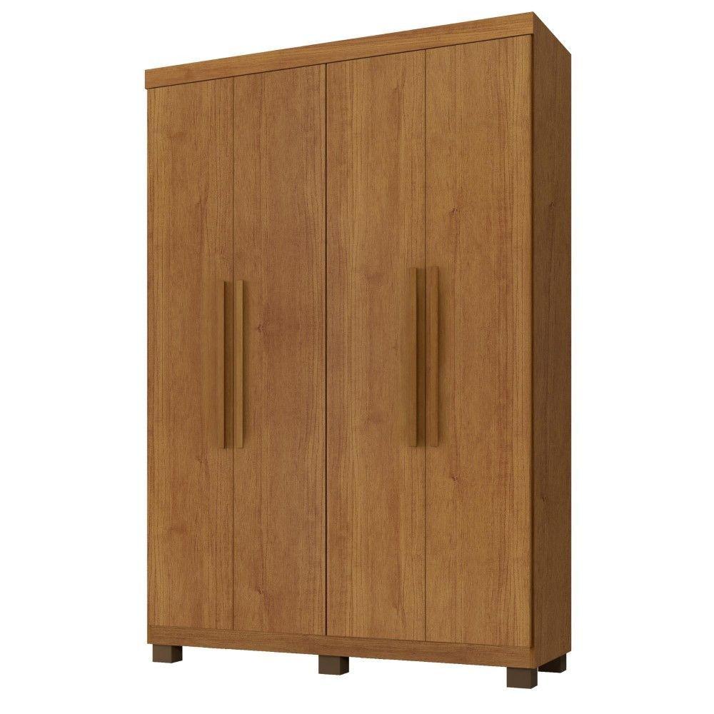 Miniatura Guarda Roupa Milão 4 Portas 3 Gavetas Em Mdp Benetil Móveis Cinamomo