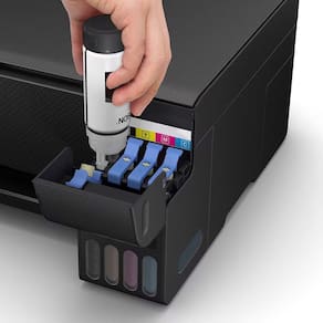 Miniatura Impressora Tanque de Tinta Epson EcoTank L1250, Colorida, Conexão USB e Wi-FI