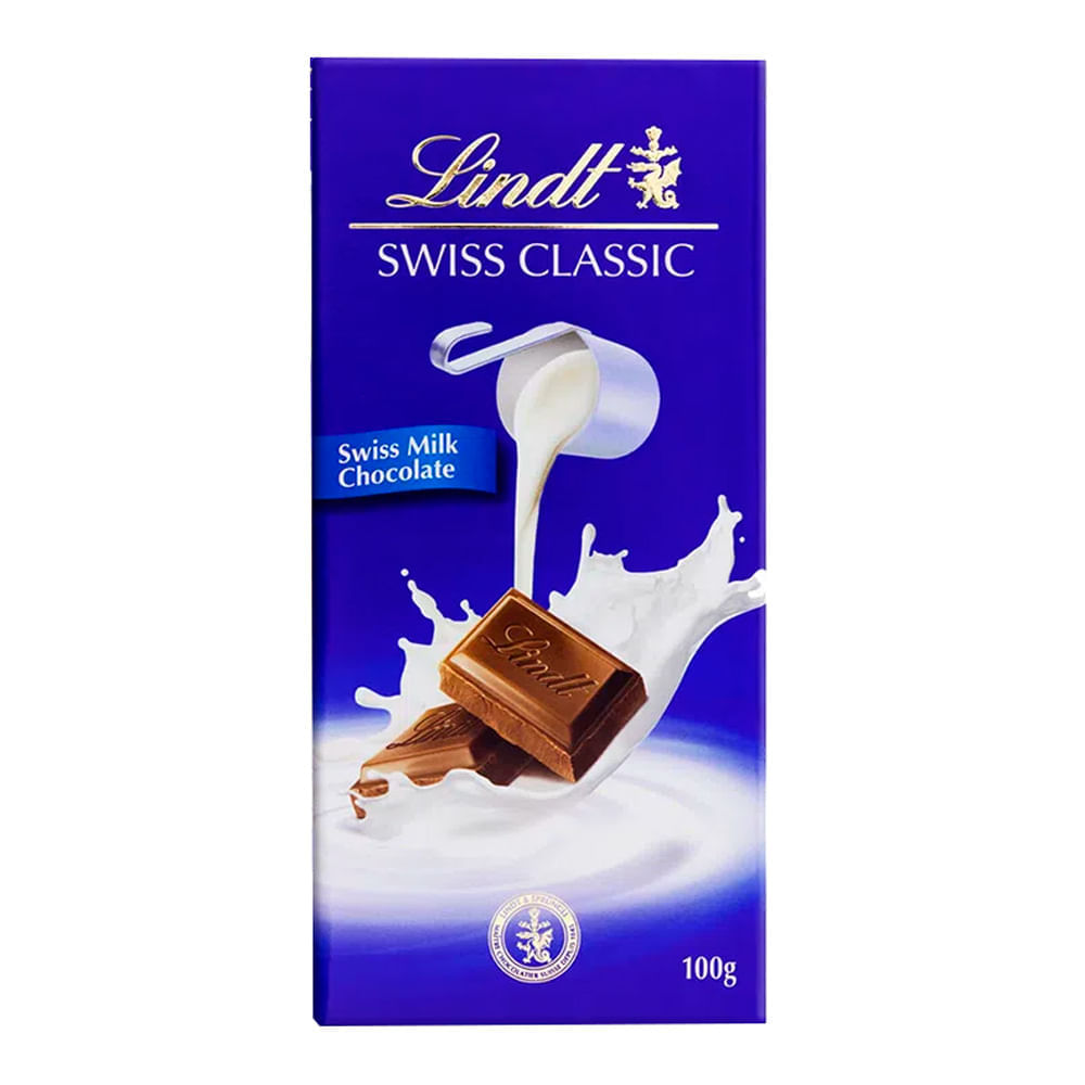 Miniatura Chocolate Lindt Swiss Classic Milk com 100g