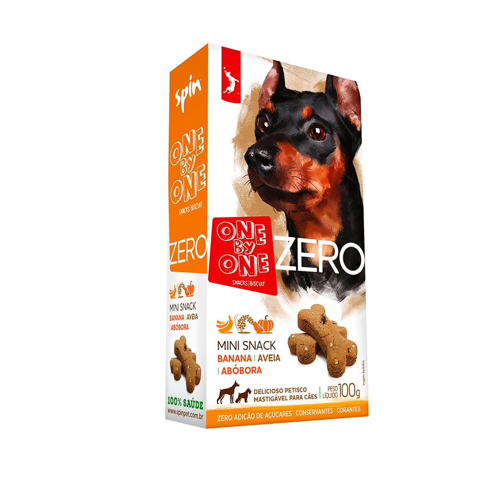 Miniatura Petisco Spin Pet Zero Mini Snack Banana Aveia Abóbora - 100 g