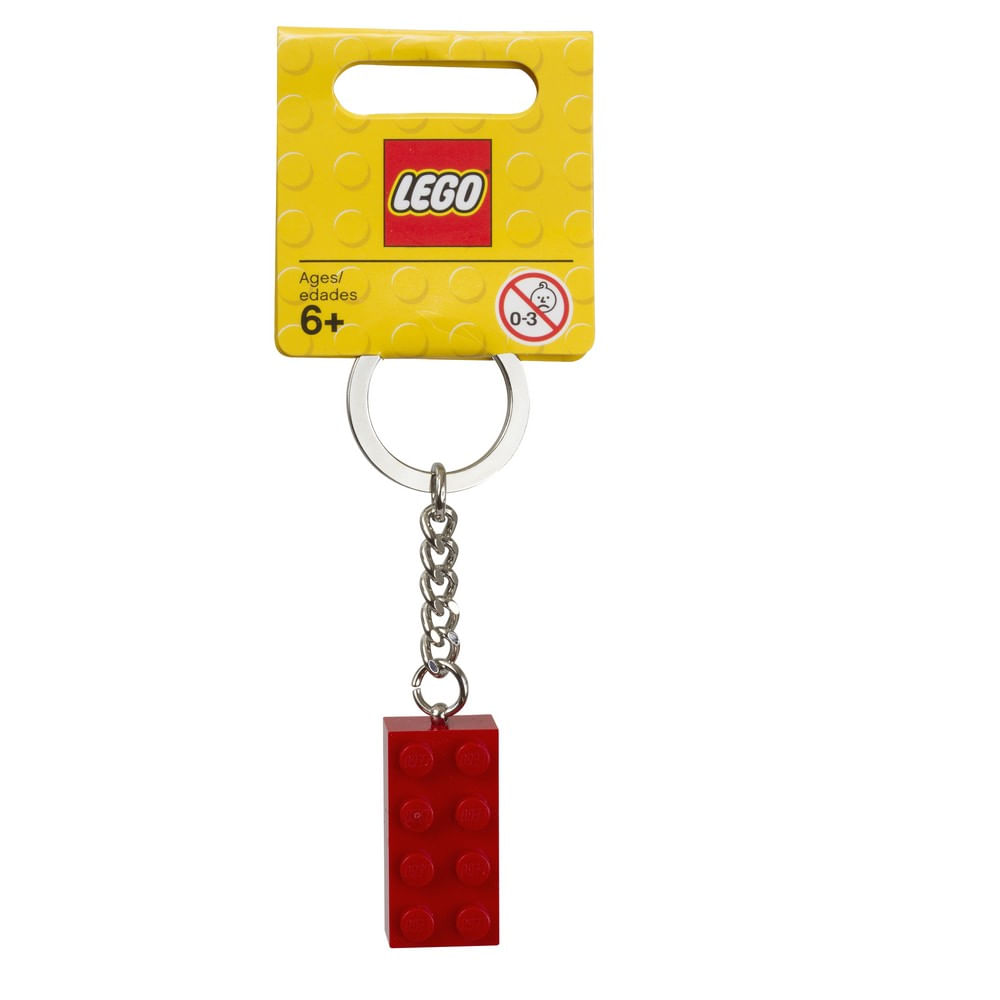 Miniatura LEGO Chaveiro - Bloco Vermelho de LEGO®