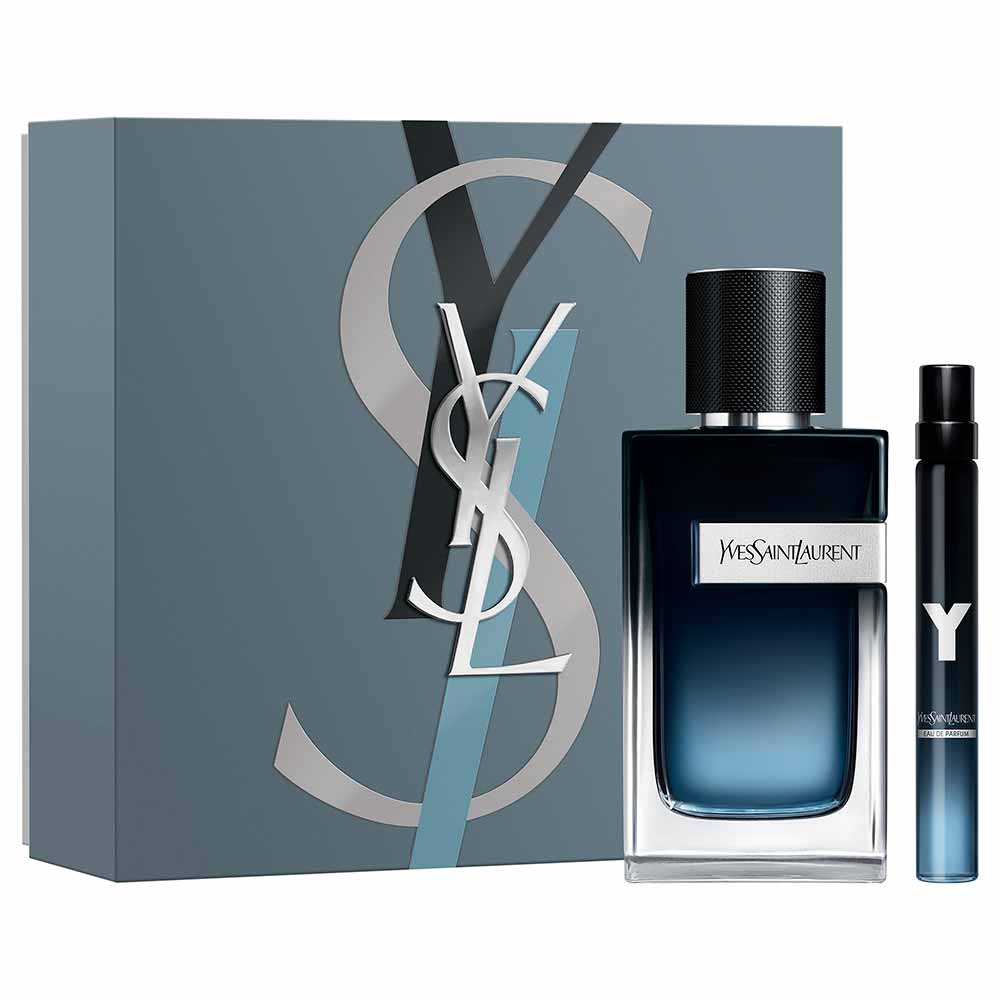 Miniatura Coffret Y Yves Saint Laurent Kit - Perfume Masculino EDP + Spray de viagem Kit