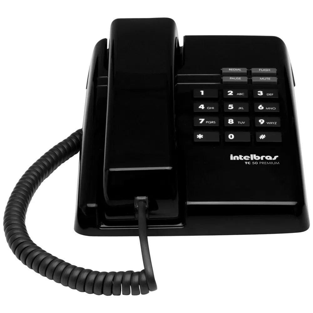 Miniatura Telefone Fixo Com Fio Para Consultório Escritório E Empresa
