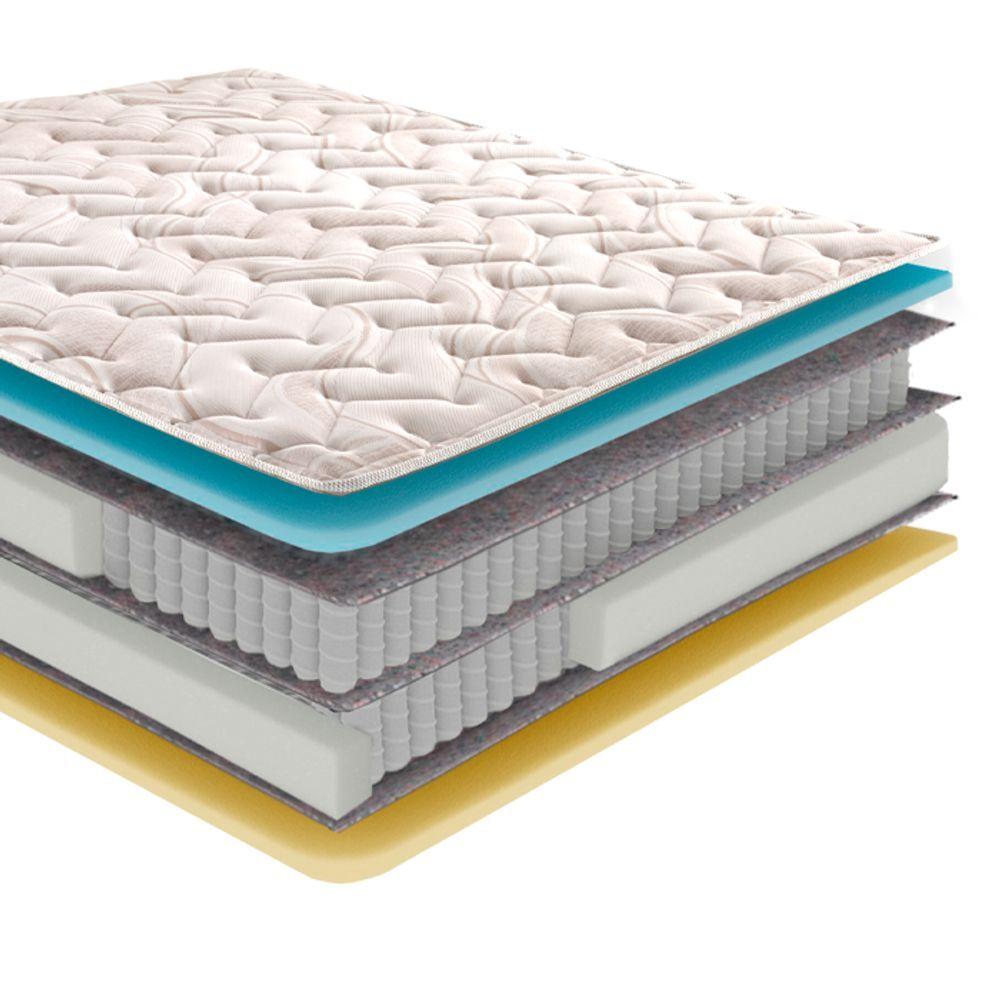 Miniatura Colchão Queen Molas Ensacadas 158x198 Arizona Newflex Duplo Molejo