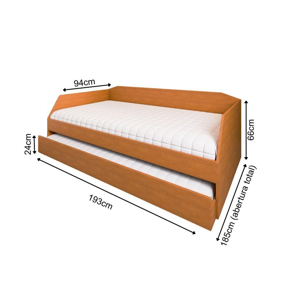 Miniatura Sofá Cama Com Cama Auxiliar Americana Luxo Em Mdf Resistente Nobre Nature
