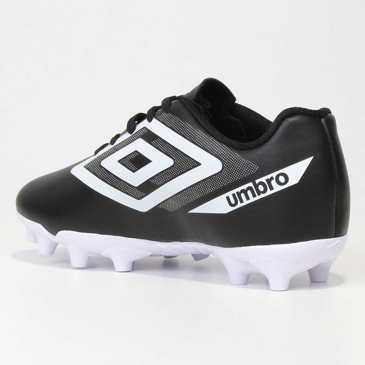 Miniatura Chuteira Campo Juvenil Umbro Beat Preto+Branco - 28
