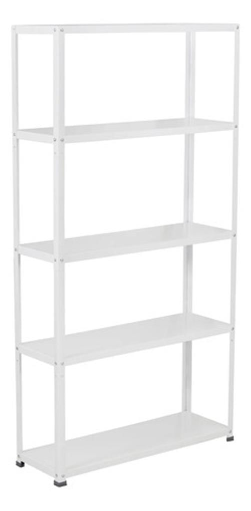 Miniatura Estante Aço Branco 5 Prateleiras Art Plan