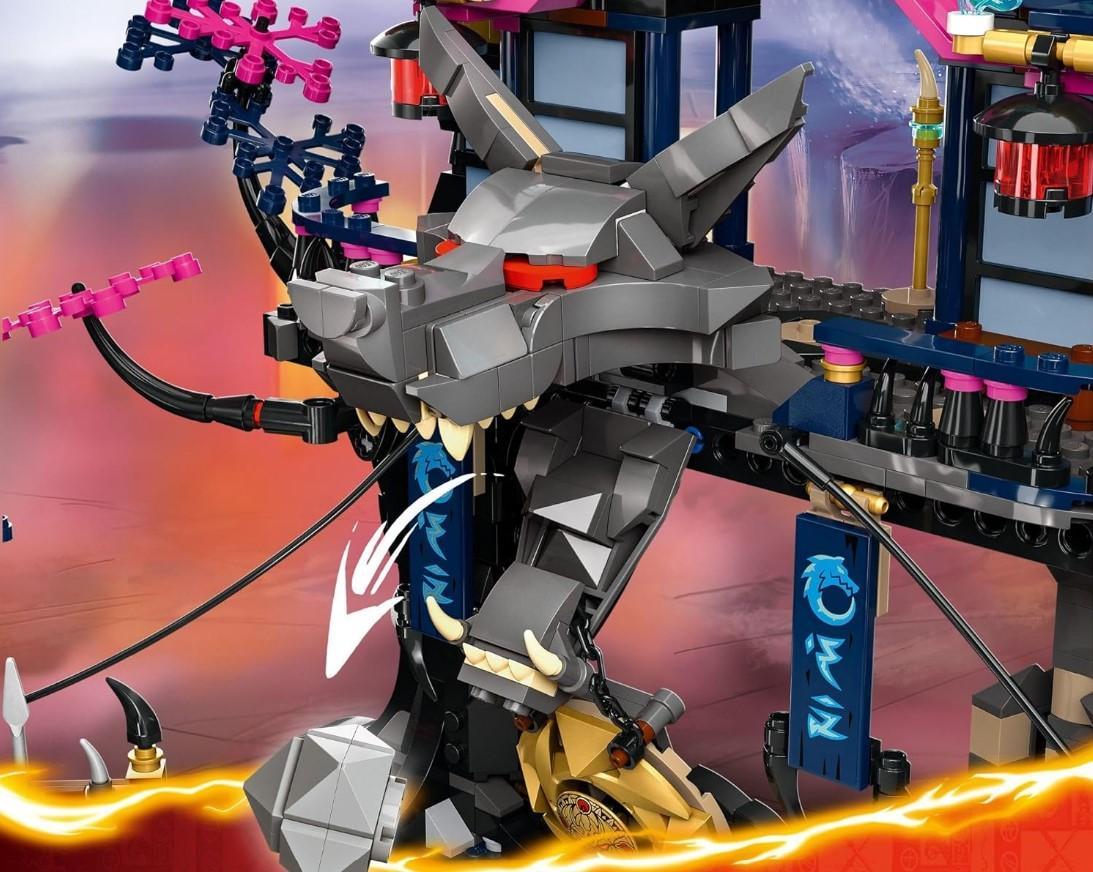 Miniatura Ninjago Dojo Da Sombra Da Máscara Do Lobo - Lego 71813