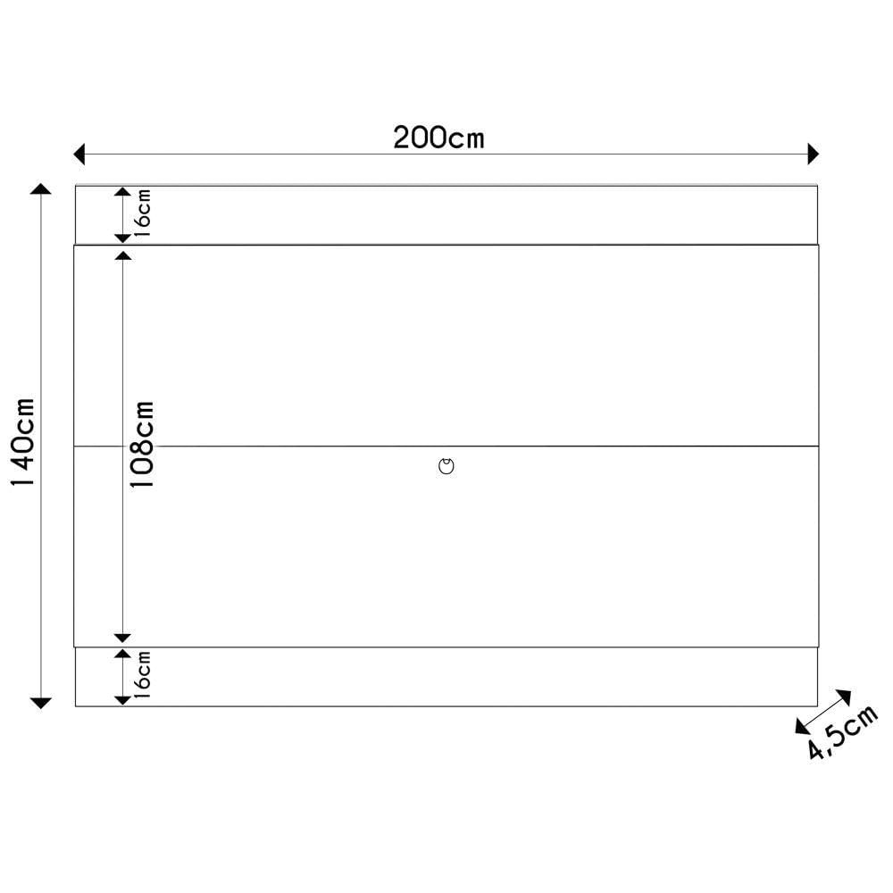 Painel Para Tv 75 Pol Chile E Rack Bancada Itália C05 Off White Matte/freijó - Mpozenato