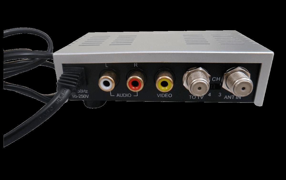 Miniatura Mini Modulador Conversor De Rf Para Áudio Vídeo