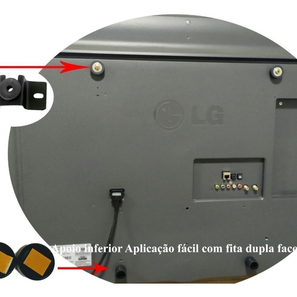 Miniatura Suporte Universal Tv Fixo E Monitor De 10 A 85