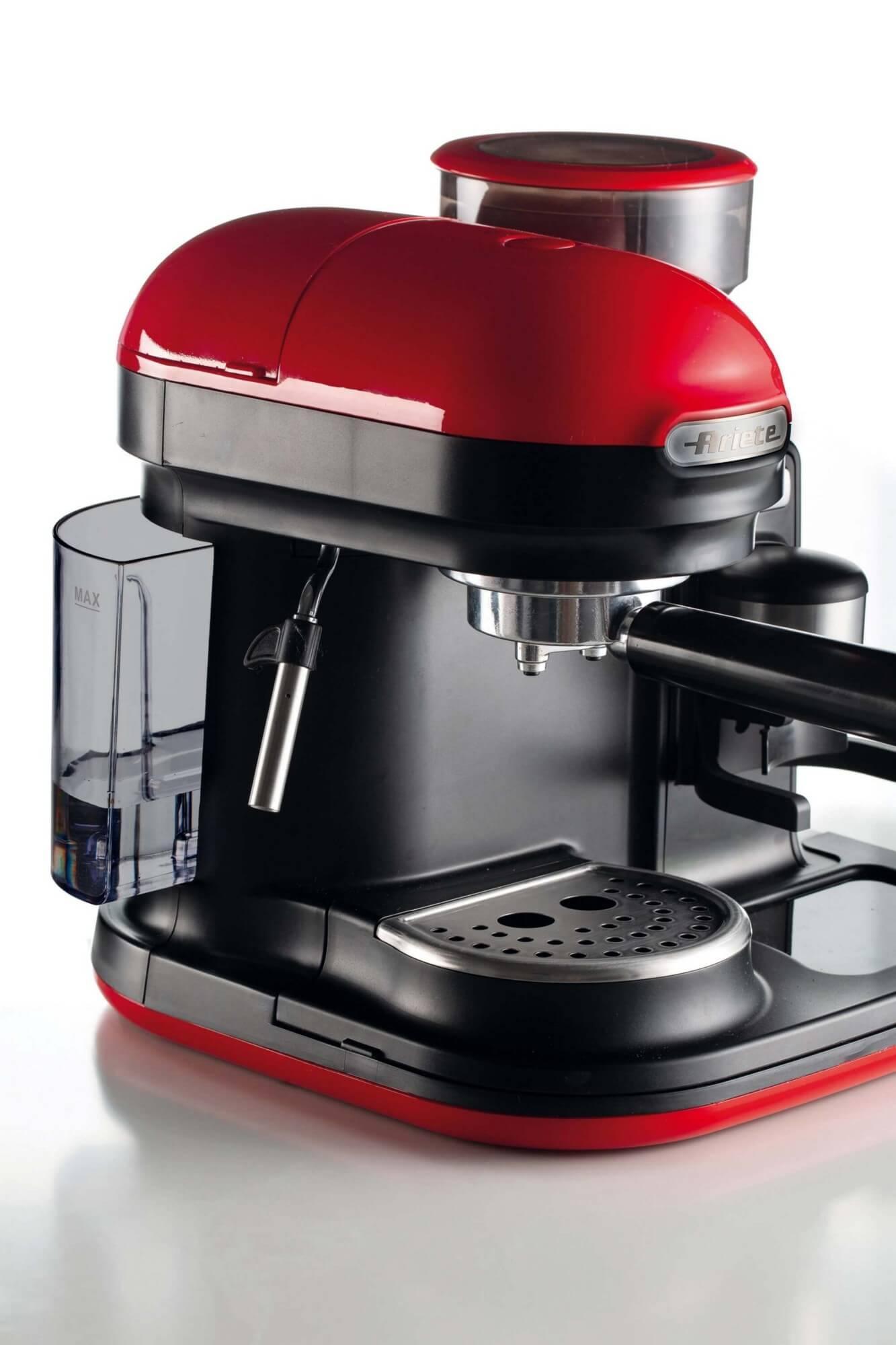 Miniatura Cafeteira Maquina Ariete Expresso Moderna Manual Moedor