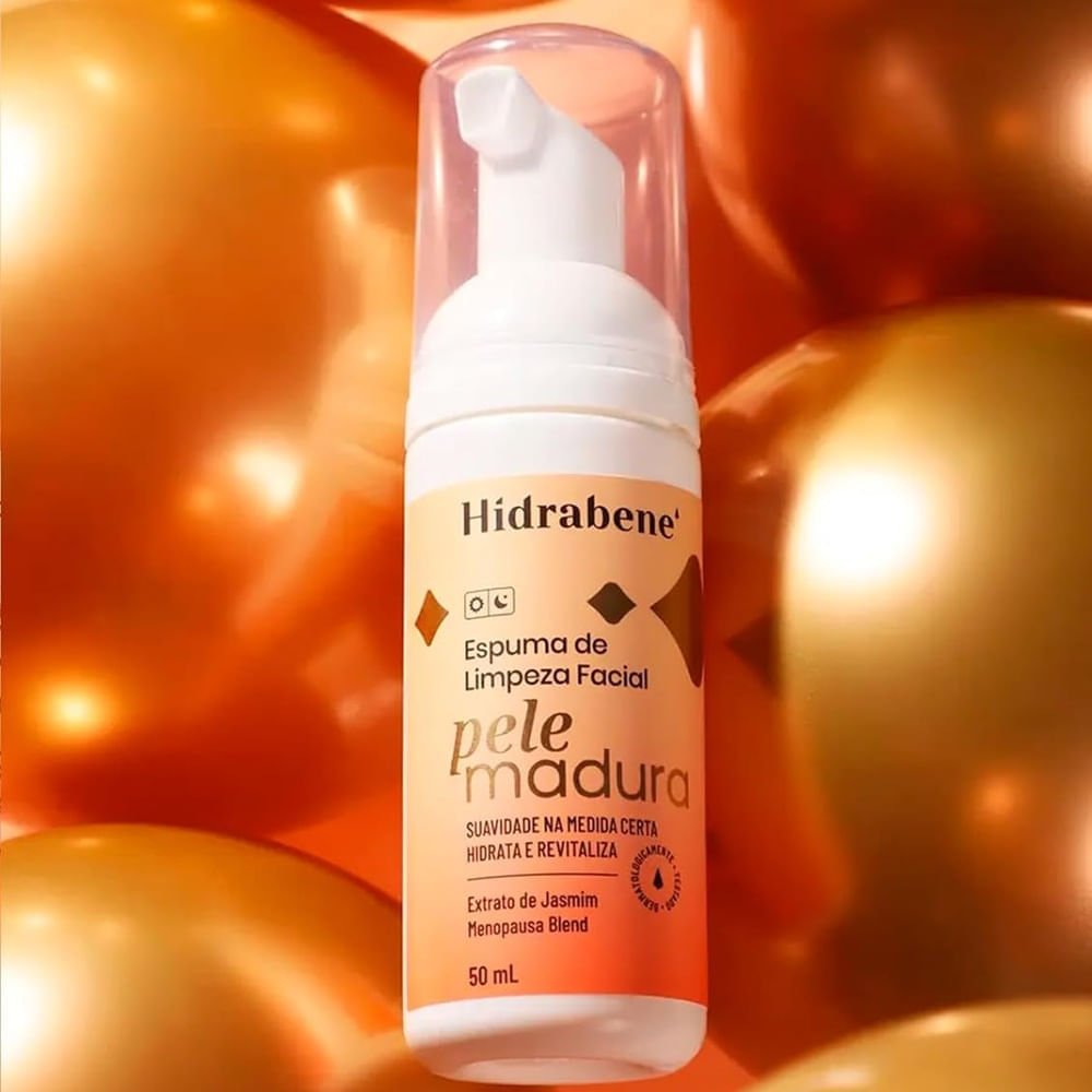 Miniatura Espuma de Limpeza Facial Suave Hidrabene Pele Madura 50ml