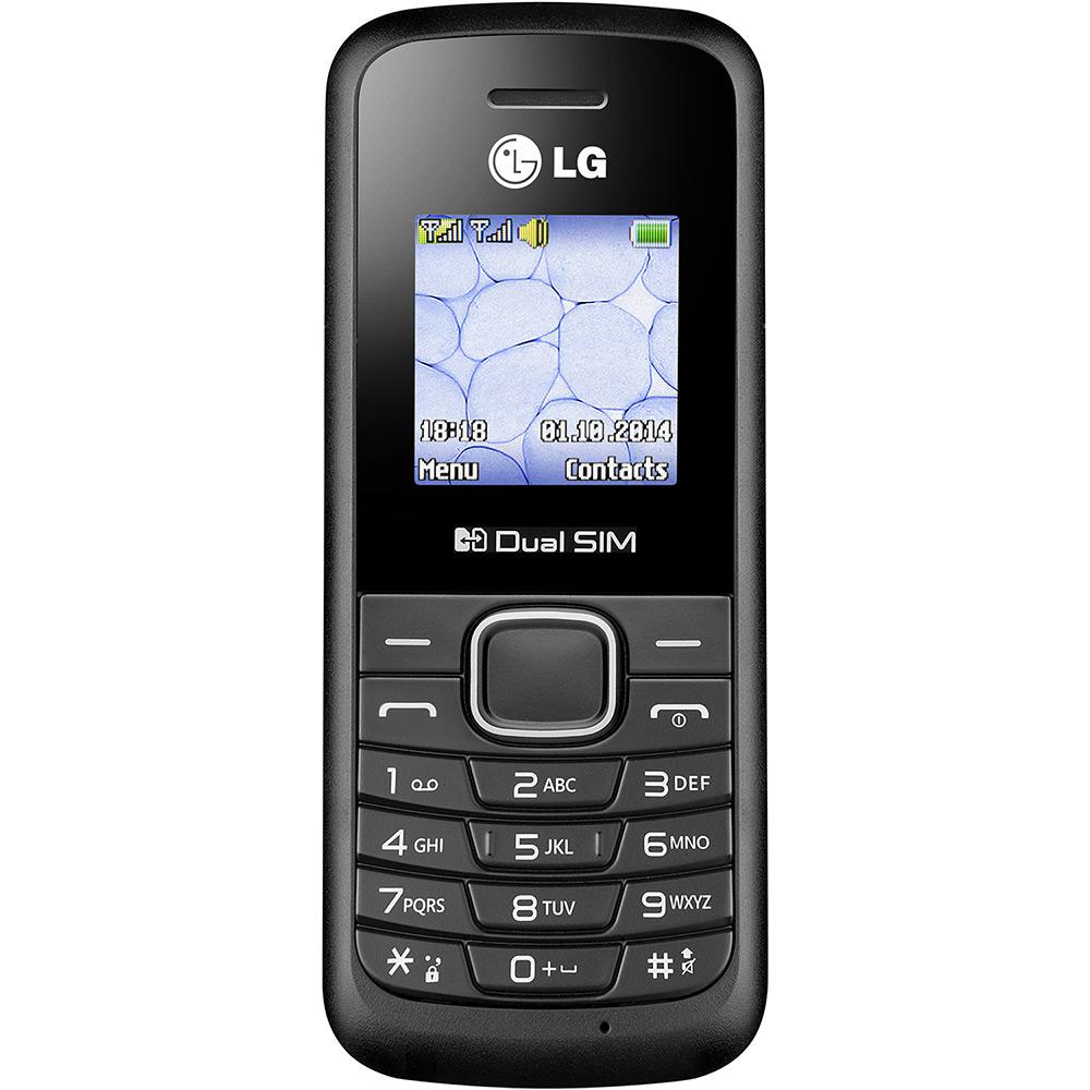 Miniatura Celular Dual Chip LG B220 32MB 2G Rádio FM