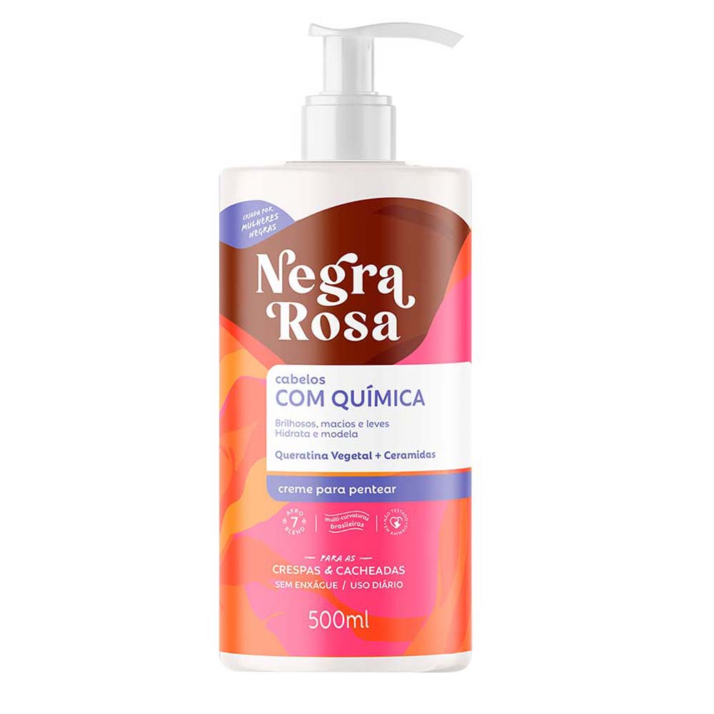 Miniatura Negra Rosa Química Creme de Pentear 500ml