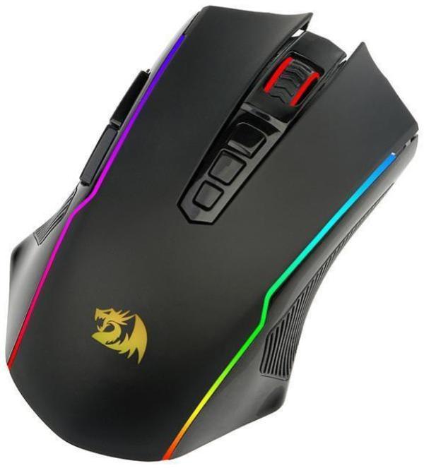 Mouse Gamer Redragon Sem Fio Nix Preto M914-Rgb