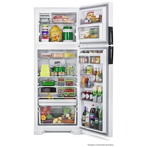 Miniatura Geladeira Consul CRM56HB Frost Free Duplex com Painel Eletrônico Externo e Espaço Flex 450L - Branca 110v