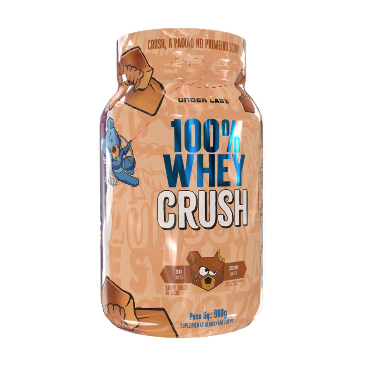 Miniatura 100% Whey Crush Concentrada Dulce De Leche 900G Under Labz