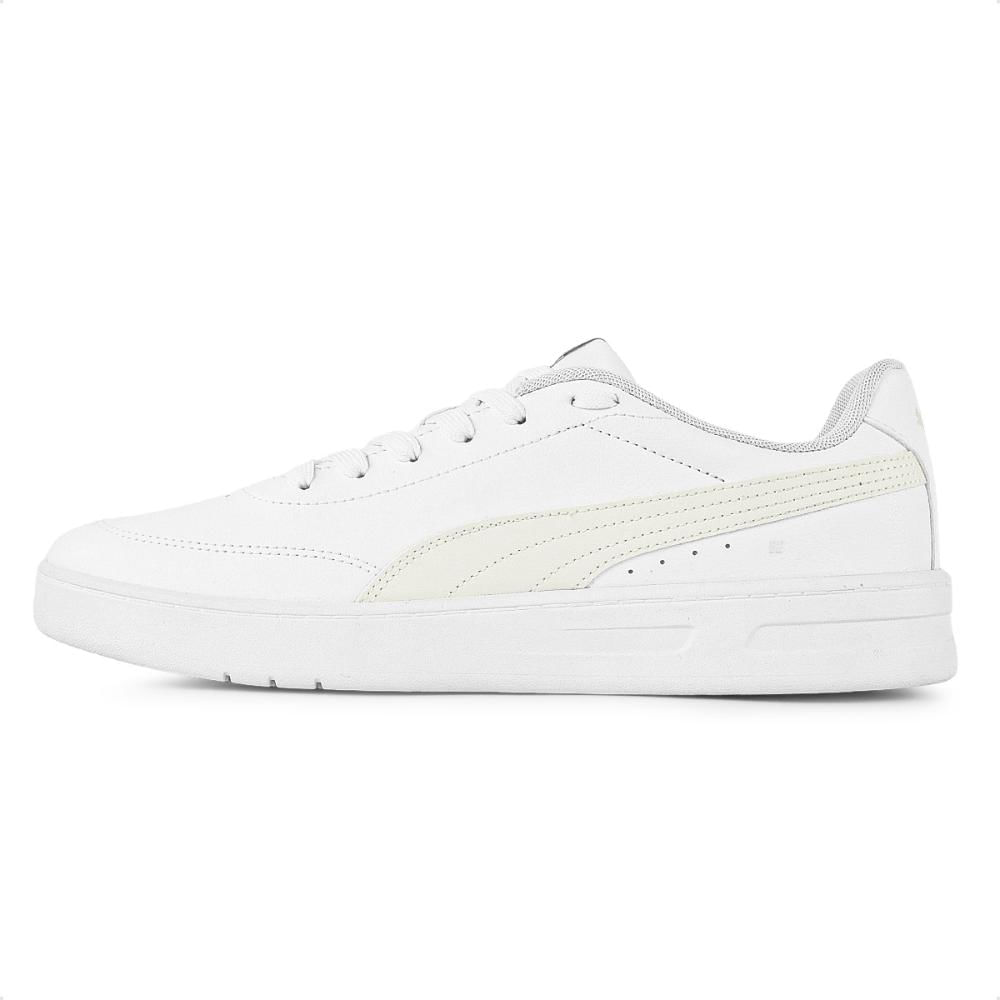 Miniatura Tênis Puma Court Classic Clean Bdp Masculino Branco / Bege - 38