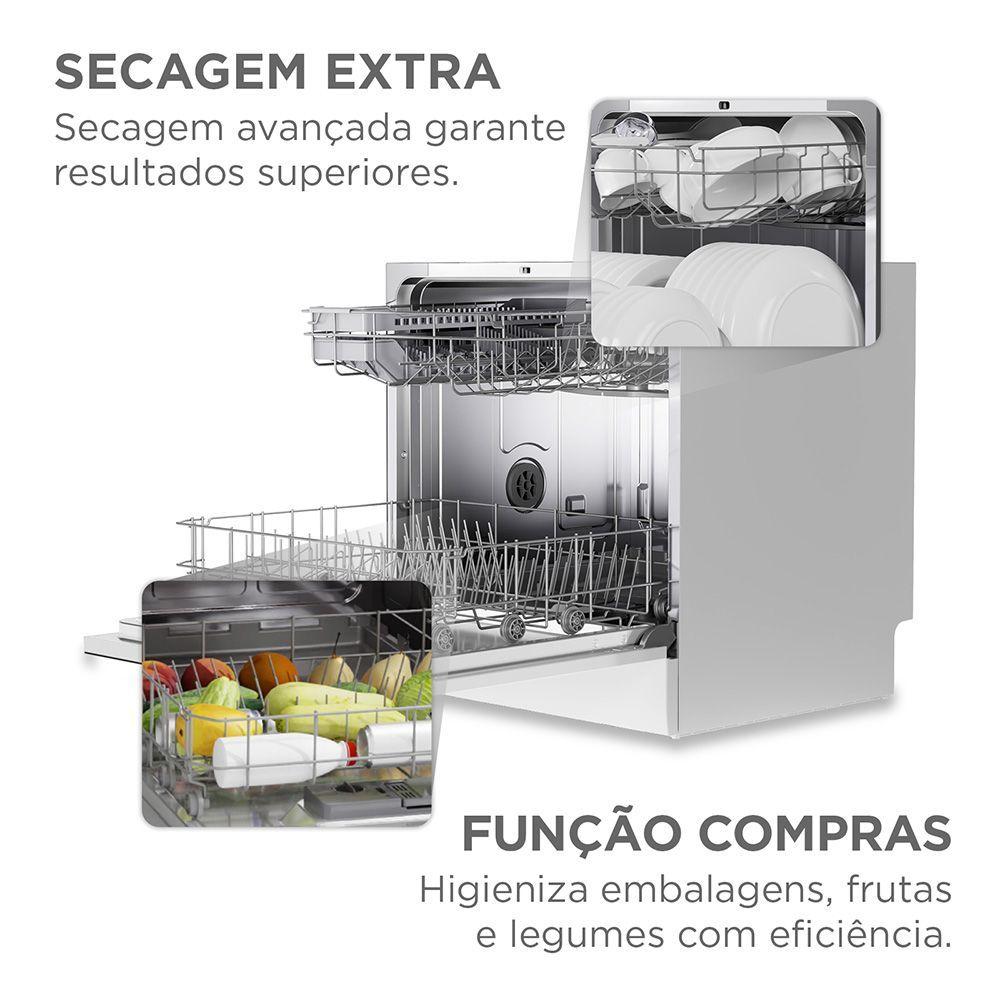 Lava-louças Midea 8 Serviços Touch Plus Branco 220V (MDWTF08W2)